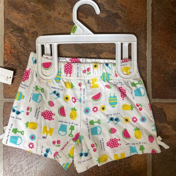 NWT Little Girl’s Wonder Kids Summer Theme Cotton Shorts Size 3T - Picture 3 of 5
